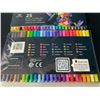 Image 2 : Lot of 3 Multi-Packs of Art-n-Fly Dual Tip Brush & Fineliner Markers - 25PCS/Colours Per Pack!