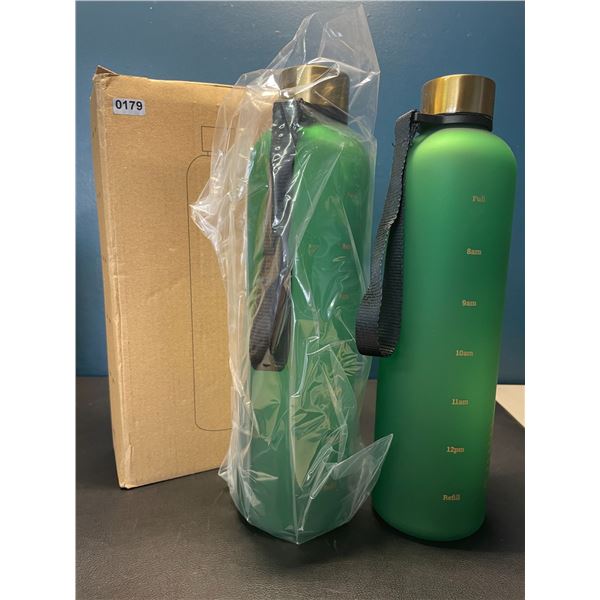 Lot of 2 Motivational Style Water Bottles