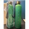 Image 2 : Lot of 2 Motivational Style Water Bottles
