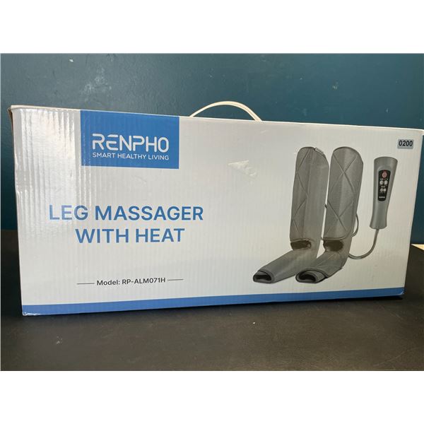 Lot of 1 Renpho Leg Massager Set with Heat