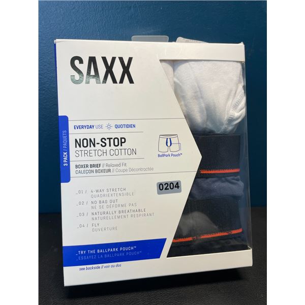 Lot of 1 Pack of SAXX Everyday Boxer Briefs for Men - Size XL - 3 Pack!