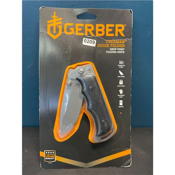 Lot of 1 Gerber Freeman Guide Folder - Drop Point Folding Knife - Brand New!