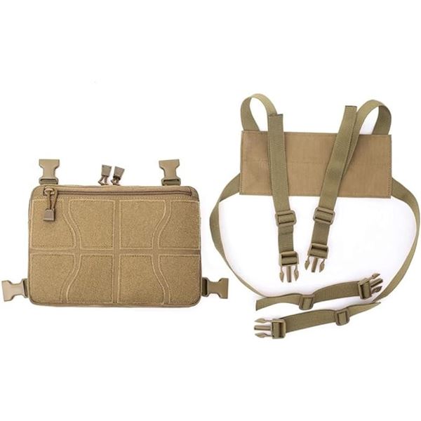 Lot of 1 Tactical Adjustable Chest/Shoulder Bag - Beige