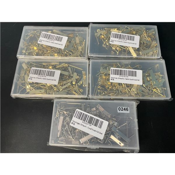 Lot of 5 Picture Hook Hanging Kits