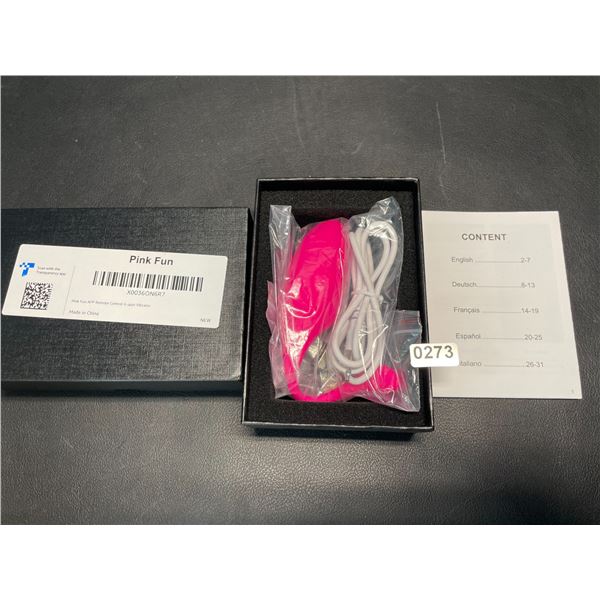 Lot of 1 Pink Fun G-Spot Vibrator Sex Toy for Women w/ App Control