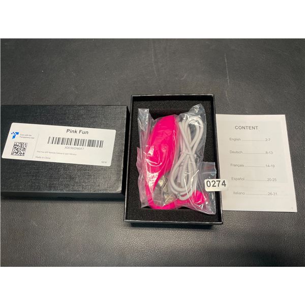 Lot of 1 Pink Fun G-Spot Vibrator Sex Toy for Women w/ App Control
