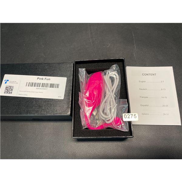 Lot of 1 Pink Fun G-Spot Vibrator Sex Toy for Women w/ App Control