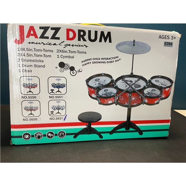 Lot of 1 Jazz Drum Toy Set for Kids