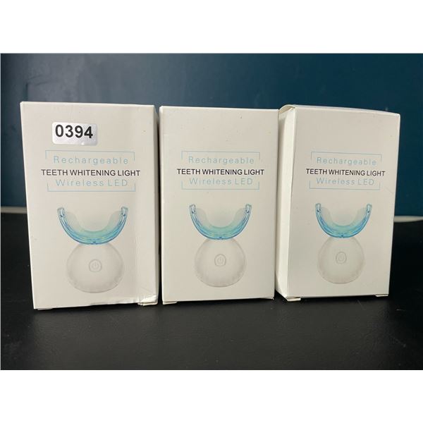 Lot of 3 Rechargeable Teeth Whitening Lights