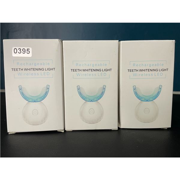 Lot of 3 Rechargeable Teeth Whitening Lights