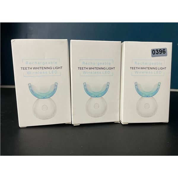 Lot of 3 Rechargeable Teeth Whitening Lights