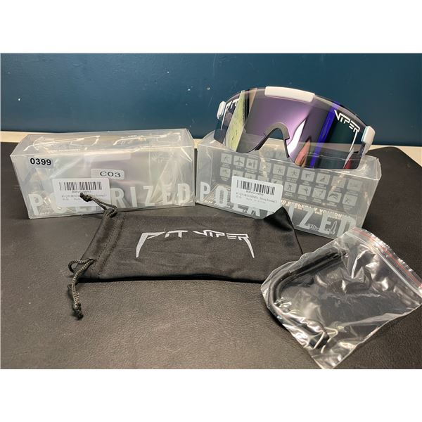 Lot of 2 Pit Viper Polarized Sunglasses