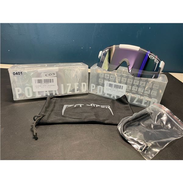 Lot of 2 Pit Viper Polarized Sunglasses