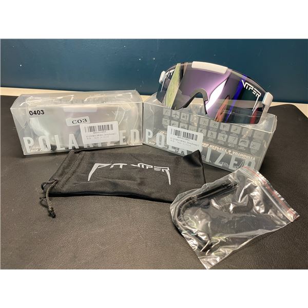Lot of 2 Pit Viper Polarized Sunglasses