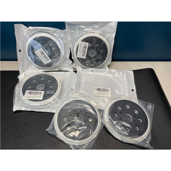Lot of 4 Multi-Packs of 5-Inch Sander Replacement Heads - 2PCS per pack/8 Total