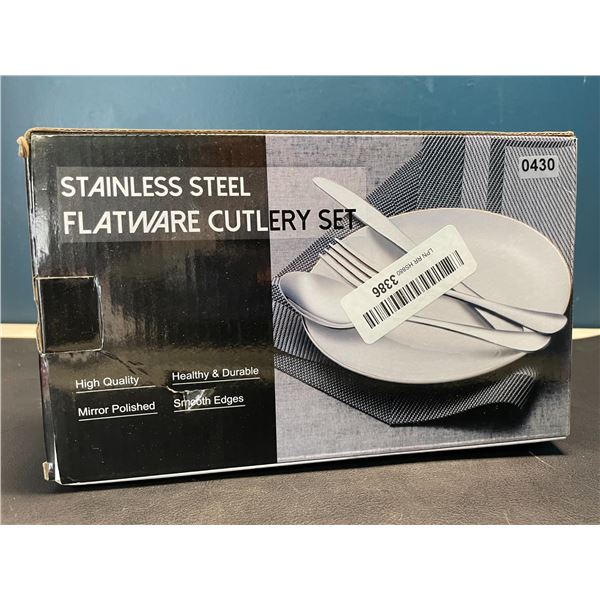 Lot of 1 Stainless Steel Flatware Kitchen Cutlery Set - 48 PCS