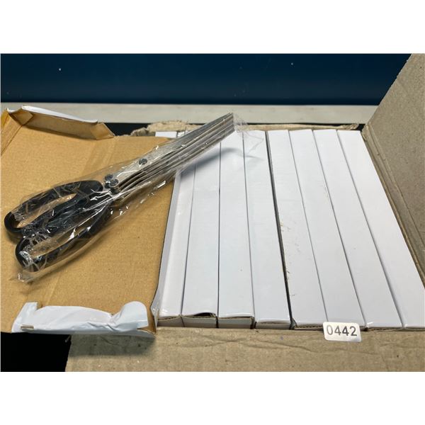 Lot of 10 Pairs of Fringing Scisssors