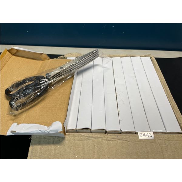 Lot of 10 Pairs of Fringing Scisssors