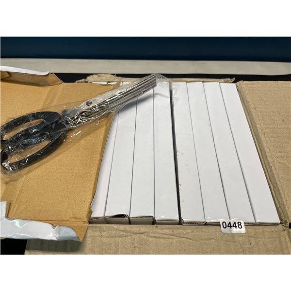 Lot of 10 Pairs of Fringing Scisssors