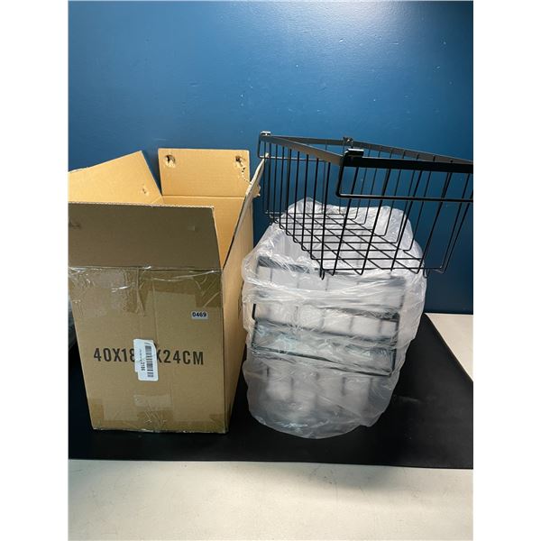 Lot of Wire Metal Stroage Baskets - 5PCS