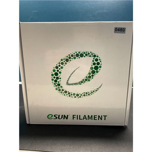 Lot of 1 Roll of Esun 3D Printer Filament - PLA+ - Light Grey