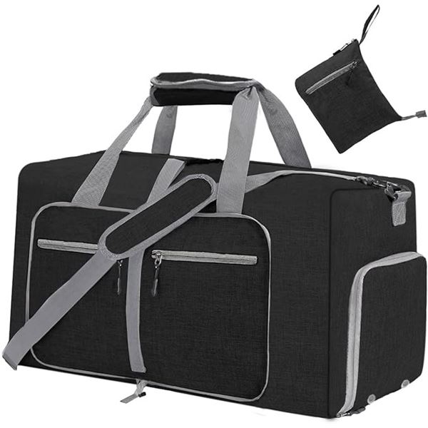 Lot of 1 Collapsible/Foldable Duffle Bag - Large 65L Capacity