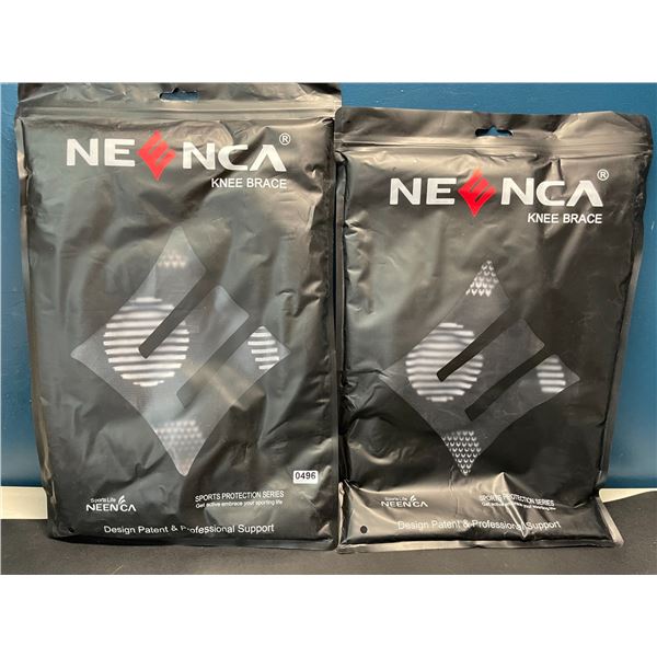 Lot of 2 Neenca Knee Braces for Adults - 4XL
