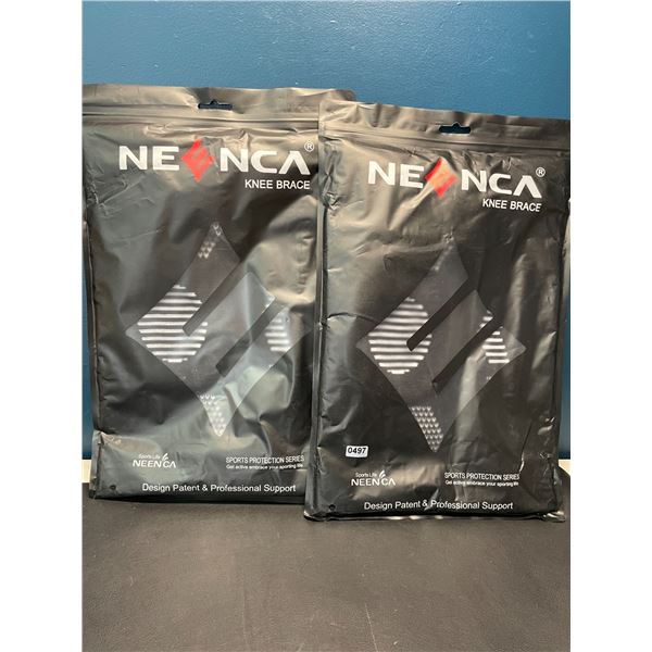 Lot of 2 Neenca Knee Braces for Adults - 4XL