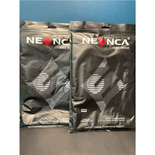 Lot of 2 Neenca Knee Braces for Adults - 4XL