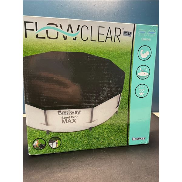 Lot of 1 Bestway Flowclear Swimming Pool Cover - 10FT