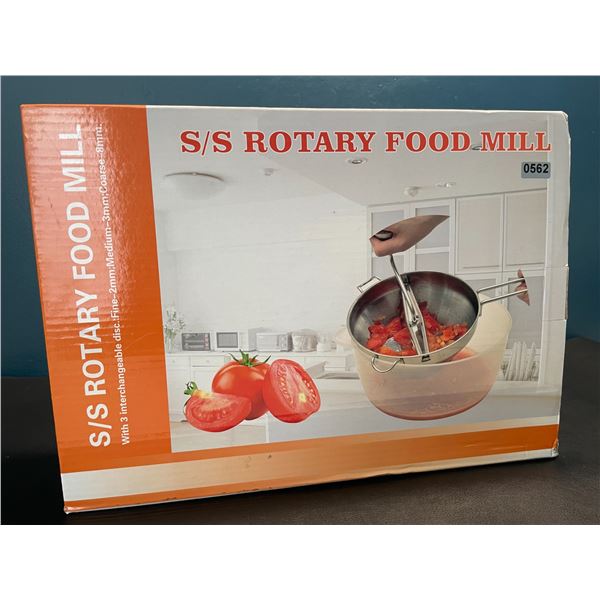 Lot of 1 Stainless Steel Rotary Food Mill