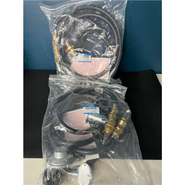 Lot of 2 Propane Fire Pit Hoses