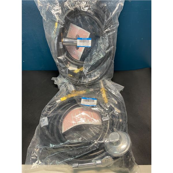 Lot of 2 Propane Fire Pit Hoses