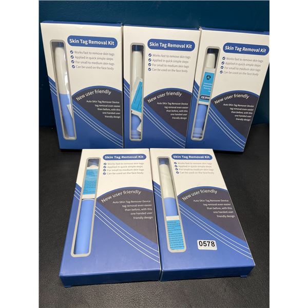 Lot of 5 Skin Tag Removal Kits