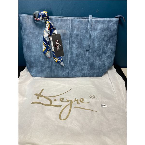 Lot of 1 Women's K.eyre Fashion Handbag/Tote - Blue - 14 inch