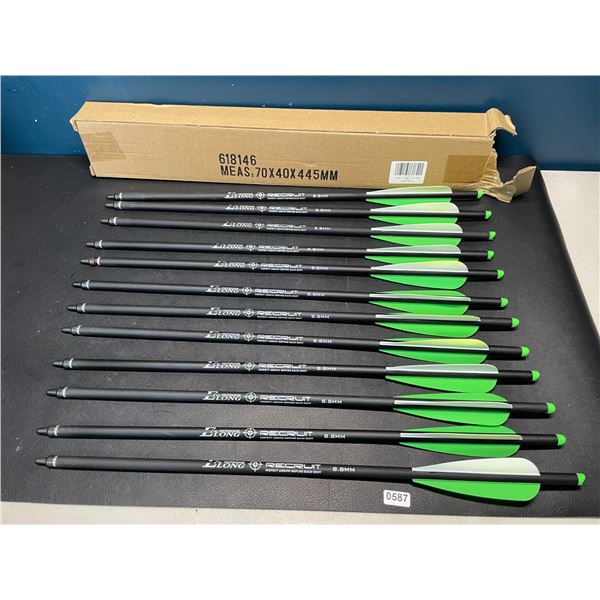 Lot of 1 Multi-Pack of Outdoor Carbon Crossbows - 12PCS - BRAND NEW!