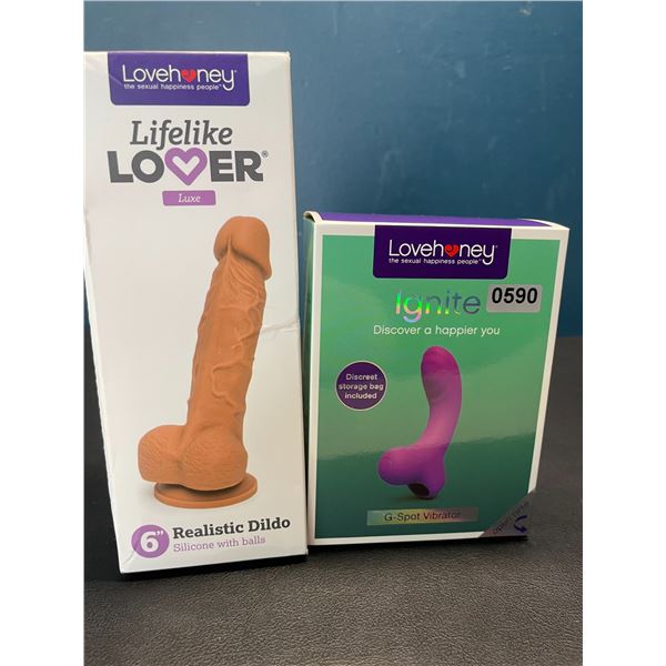 Lot of 2 Silicone Sex Toys for Women