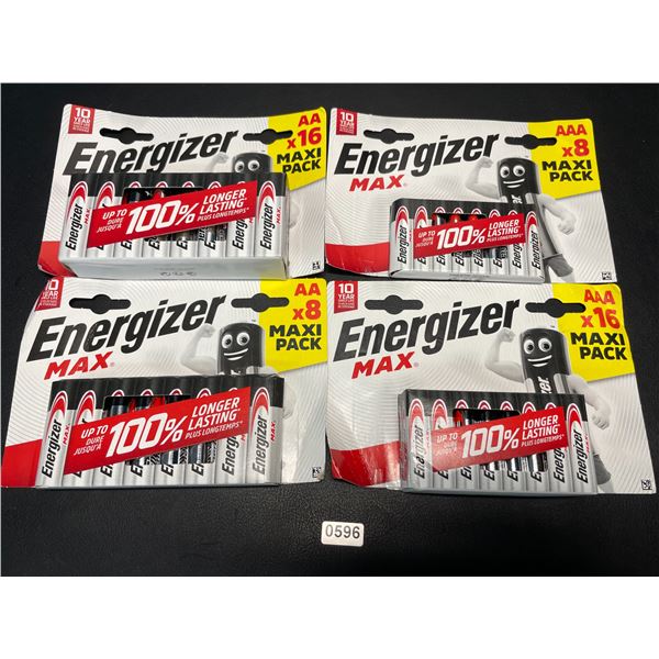 Lot of 1 Energizer MAX Batteries Combo Pack - Includes 24 AA and 24 AAA Batteries! - 48 Total!