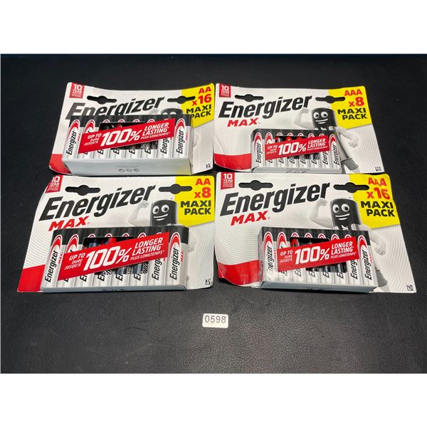 Lot of 1 Energizer MAX Batteries Combo Pack - Includes 24 AA and 24 AAA Batteries! - 48 Total!