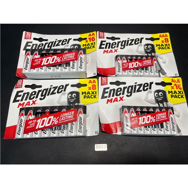 Lot of 1 Energizer MAX Batteries Combo Pack - Includes 24 AA and 24 AAA Batteries! - 48 Total!