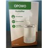 Image 1 : Lot of 1 Opowo 2.5L Cool Mist Humidifier/Diffuser w/ Smart App Control & Night Lights - Brand New!