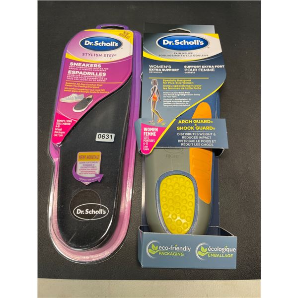Lot of 2 Assorted Dr.Scholls Insoles/Orthotics