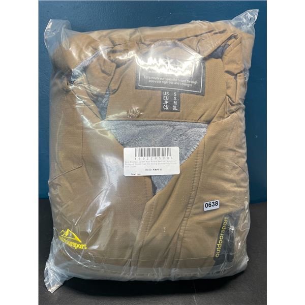 Lot of 1 OutdoorSport Jacket - Size Small - Beige - Windproof/Waterproof