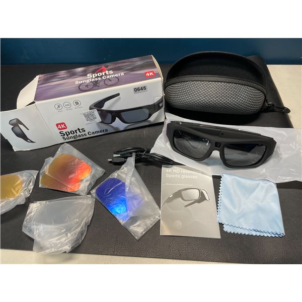 Lot of 1 4K HD Recording Sports Sunglasses - Brand New!