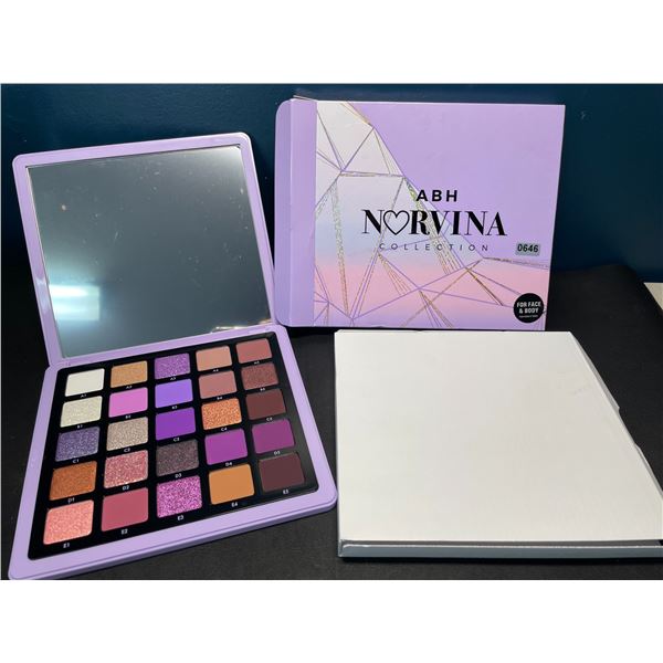 Lot of 1 ABH Norvina Collection Makeup Glitter Palette - For Face & Body