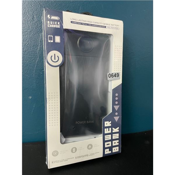 Lot of 1 High Capacity 10,000mAh Powerbank/Portable Charger - New Sealed!