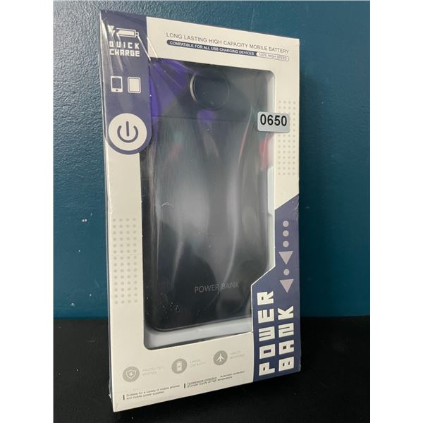 Lot of 1 High Capacity 10,000mAh Powerbank/Portable Charger - New Sealed!