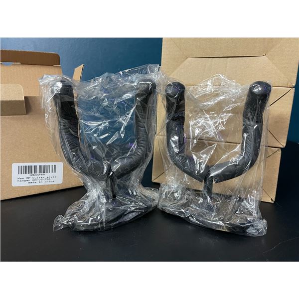 Lot of 4 Boxes of Guitar Hangers/Wall Mount Guitar Holders (2 Per Box/8 Total)