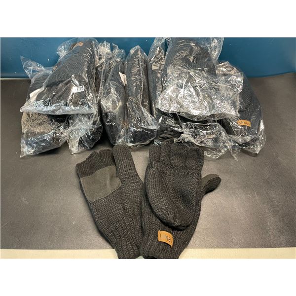 Lot of 10 Pairs of Fingerless Winter Gloves