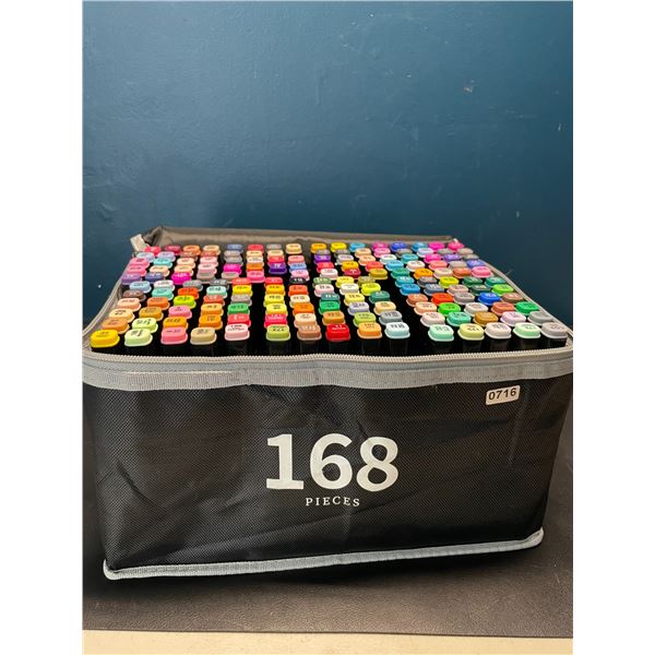 Lot of 1 Multi-Pack of Alcohol Dual-Tip Aritst Markers - 160+ PCS/Colours - Brand New!